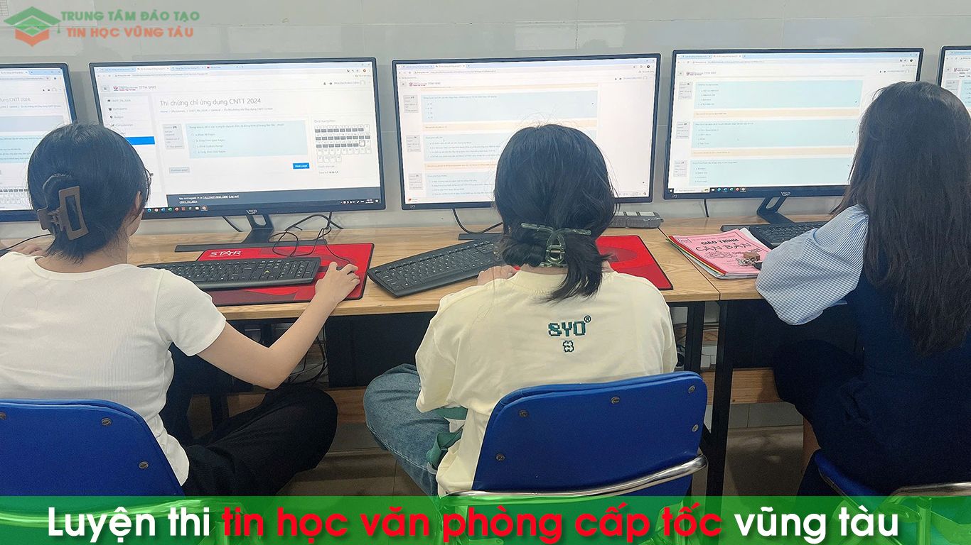 Đào tạo tin học cơ bản vũng tàu