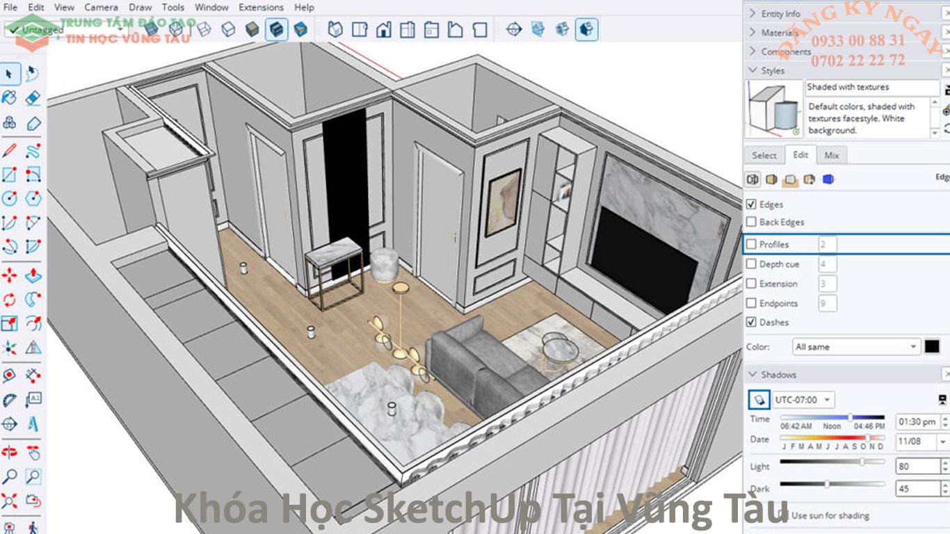 Khóa học sketchup ở Vũng Tàu