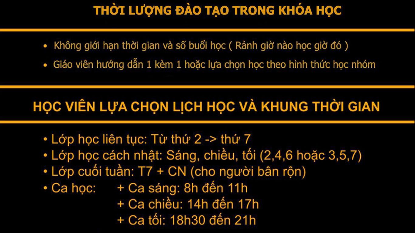 Lịch học tin học Vũng tàu