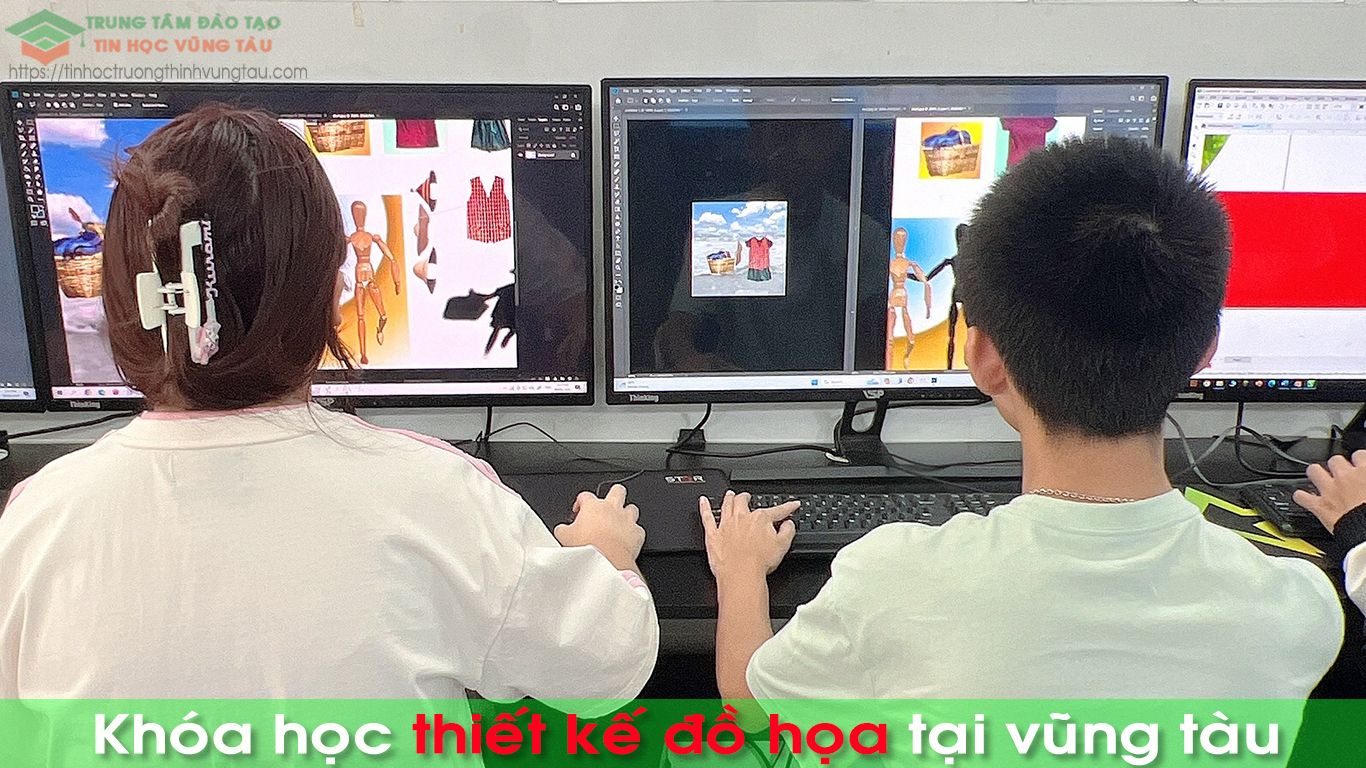 Lớp học photoshop cơ bản vũng tàu