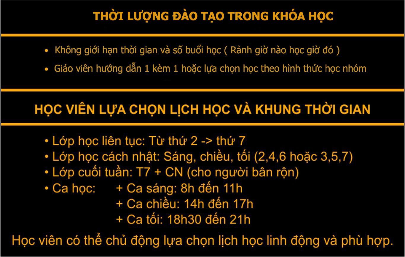 Thời gian học tin học vũng tàu