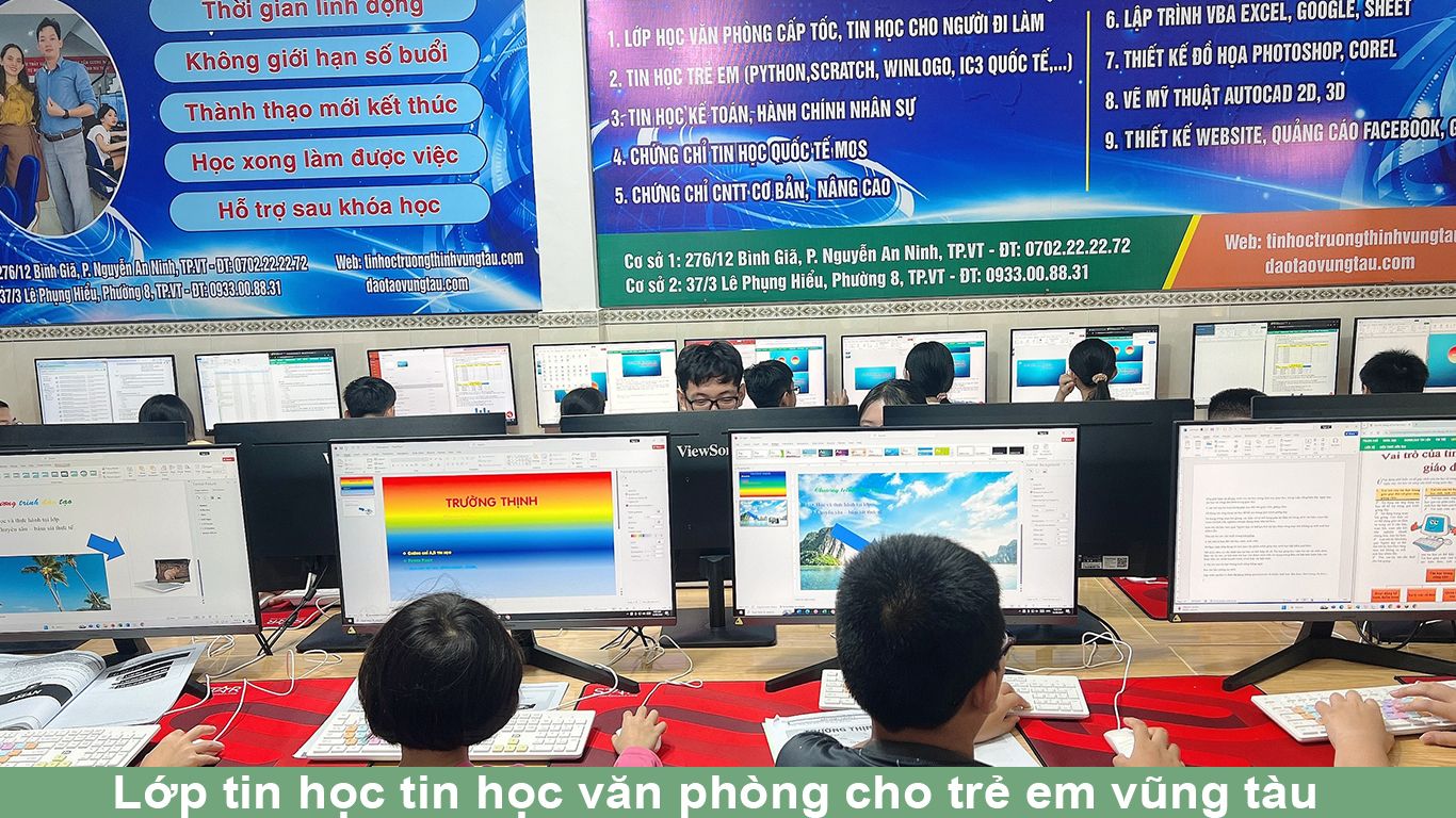 tin học cho trẻ em vũng tàu