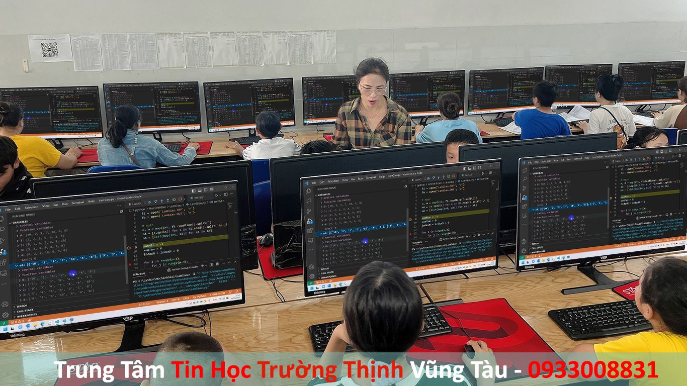 khóa học lập trình trung tâm tin học ngoại ngữ vũng tàu