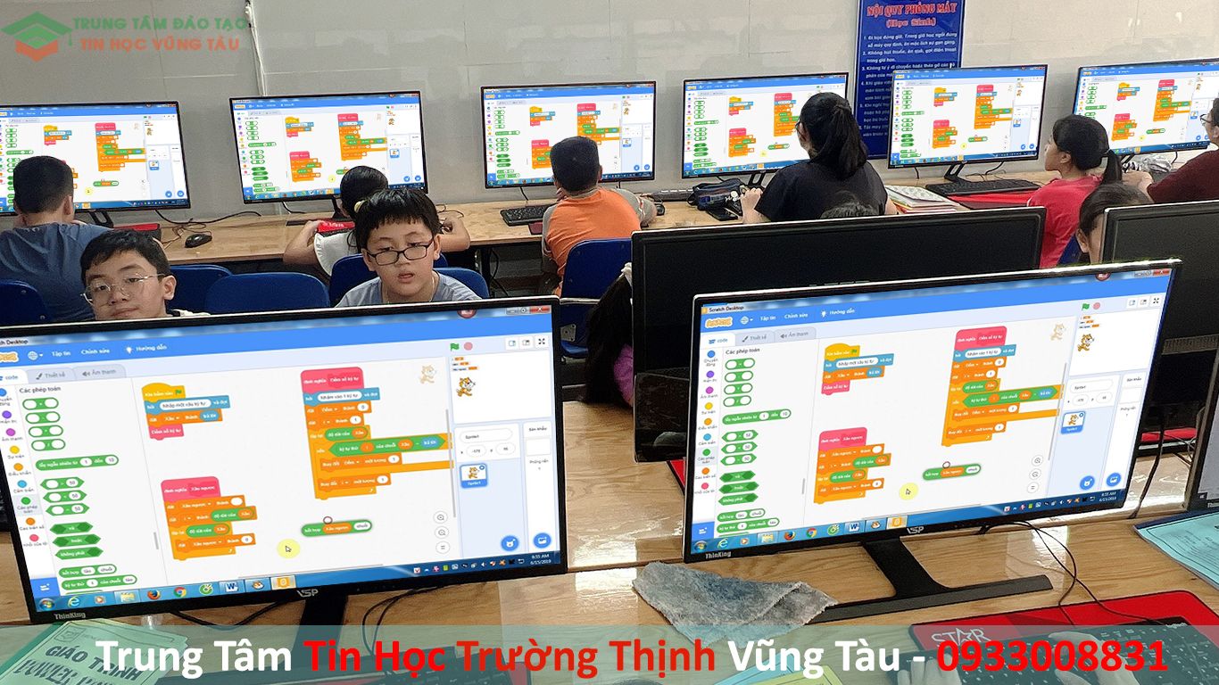 tin học lập trình trẻ em trung tâm tin học vũng tàu